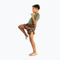 Pantaloncini da allenamento per bambini Venum Inferno Kids Muay Thai army green/orange 6