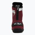 Scarpe da boxe Venum Elite, vino, mele e logo argento 6
