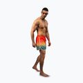 Pantaloncini Venum Octane Board da uomo arancio tramonto/blu cielo 4