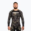 Rashguard a maniche lunghe da uomo Venum Invader black/sand