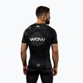 Maglietta da allenamento da uomo Venum X WOW FC Rashguards nero/grigio argento 5