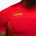 Maglietta da allenamento da uomo Venum X WOW FC Rashguards fury rosso/oro 6