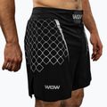 Pantaloncini da allenamento Venum X WOW FC da uomo nero/grigio argento 5