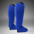 Paratibie e protezioni per i piedi Venum Kontact Shin Guards royal blue/silver 3