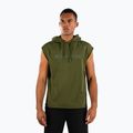 Felpa uomo Venum Muay Thai VT Sleeveless Hoodie military green