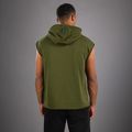 Felpa uomo Venum Muay Thai VT Sleeveless Hoodie military green 2