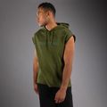 Felpa uomo Venum Muay Thai VT Sleeveless Hoodie military green 3