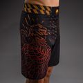 Pantaloncini da allenamento uomo Venum Quetzal Fury Fightshorts black/fury red/tangerine 4