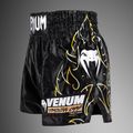 Pantaloncini da allenamento uomo Venum VTC Flames Muay Thai black/gold 3