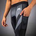 Leggings da allenamento uomo Venum No Gi Spats black/silver grey 5