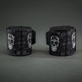 Fasce da boxe Venum Santa Muerte Handwraps 400 cm black/white 2