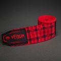 Fasce da boxe Venum Tartan Handwraps 450 cm Fury Red 3