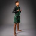 Pantaloncini da allenamento per bambini Venum Attack Kids Fightshorts forest green/off white 2