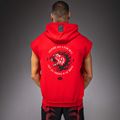 Felpa da uomo Venum x Mike Tyson Tiger Sleeveless Hoodie intense red/deep black 3