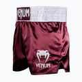 Pantaloncini da allenamento da uomo Venum Classic Muay Thai burgundy 4