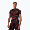 Rashguard da uomo Venum Matupa Short Sleeve black/red/silver