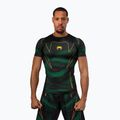 Rashguard da uomo Venum Matupa Short Sleeve black/green/gold