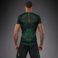 Rashguard da uomo Venum Matupa Short Sleeve black/green/gold 2