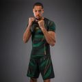 Rashguard da uomo Venum Matupa Short Sleeve black/green/gold 4
