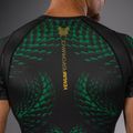 Rashguard da uomo Venum Matupa Short Sleeve black/green/gold 5