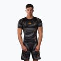 Rashguard da uomo Venum Matupa Short Sleeve black/grey/gold