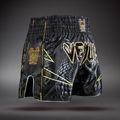 Pantaloncini da allenamento da uomo Venum Matupa Muay Thai black/grey/gold 4