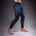 Leggings da allenamento uomo Venum Thunder Dragon Spats Black/Royal Blue 6