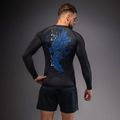 Rashguard longsleeve Venum Thunder Dragon black/royal blue 2