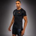 Rashguard da uomo Venum Thunder Dragon nero/grigio/rame 4