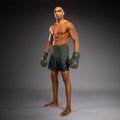 Pantaloncini da allenamento uomo Venum Stealth Khaki/Dark Green 4
