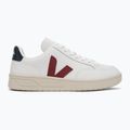 Scarpe da donna VEJA V-12 Leather white/marsala/nautical 2