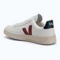 Scarpe da donna VEJA V-12 Leather white/marsala/nautical 3
