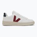 Scarpe uomo VEJA V-12 Leather white/marsala/navy 2