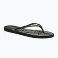 ROXY Viva Stamp II infradito da donna nero/bianco