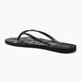 ROXY Viva Stamp II infradito da donna nero/bianco 3