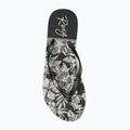 ROXY Viva Stamp II infradito da donna nero/bianco 5