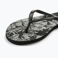 ROXY Viva Stamp II infradito da donna nero/bianco 7