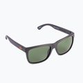 Occhiali da sole Quiksilver Charger Polarized Floatable nero opaco/verde polarizzato