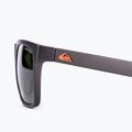 Occhiali da sole Quiksilver Charger Polarized Floatable nero opaco/verde polarizzato 3