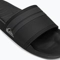 Quiksilver Rivi Slide nero/nero/grigio infradito da uomo 7
