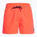 Pantaloncini da bagno Quiksilver Everyday 15" da uomo, color corallo acceso