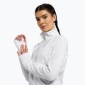 Felpa donna ROXY Cascade bianco brillante con stampa zebrata 5