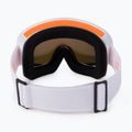 Occhiali da snowboard da donna ROXY Feenity Color Luxe bianco brillante/sonar ml rosso revo 3