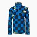 Felpa Quiksilver Aker HZ blu/retro quik da bambino