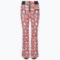 Pantaloni da snowboard donna ROXY Rowley X ROXY High bianco brillante/bianco rosso 8