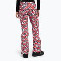 Pantaloni da snowboard donna ROXY Rowley X ROXY High bianco brillante/bianco rosso 4