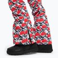 Pantaloni da snowboard donna ROXY Rowley X ROXY High bianco brillante/bianco rosso 7