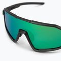 Occhiali da sole Quiksilver Slash nero opaco/verde 3