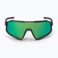 Occhiali da sole Quiksilver Slash nero opaco/verde 5