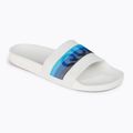 Infradito Quiksilver Rivi Wordmark Slide uomo bianco/bianco/blu